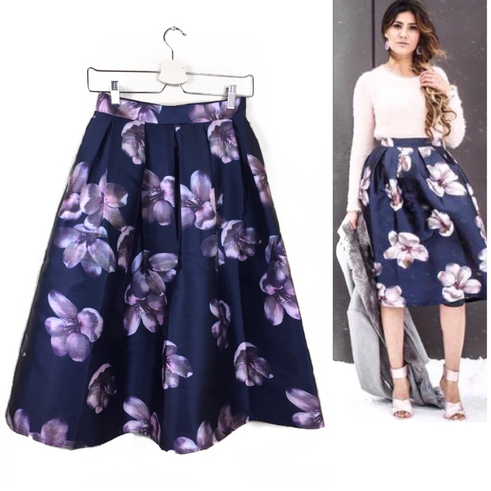 ANGL Floral Skirt Size S